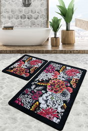 Mijölnir Floreale Djt Juego de alfombras de baño Multicolor